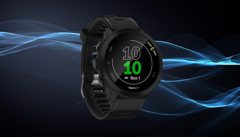 Garmin Forerunner 55 dark background