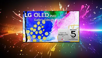 LG evo G2 vor farblichem Hintergrund
