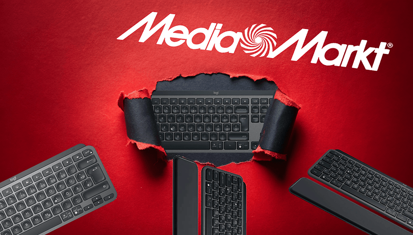 MediaMarkt Angebot Logitech MX Keys S behind curtain