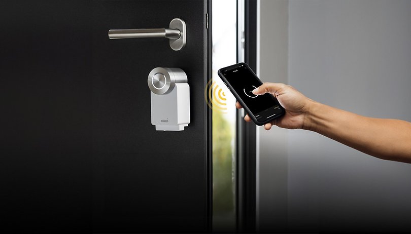 Nuki Smart Lock Pro 4.0 on door 1