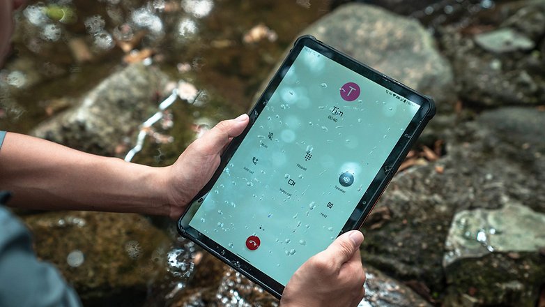 Oukitel RT6 outdoor rugged tablet.