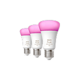 Philips Hue Starterkit mit 3 Color-Lampen, Bridge und Dimmschalter