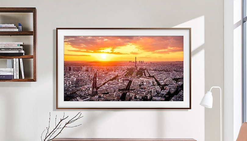 Samsung The Frame on wall