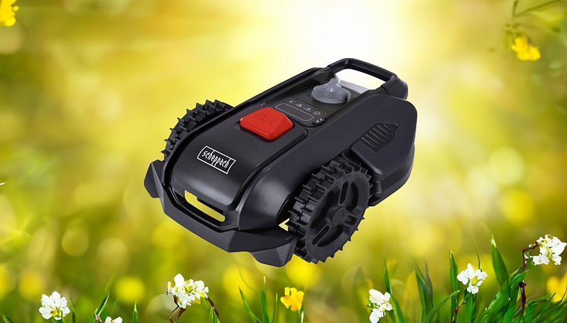Mähroboter mit 64 % Rabatt: Aldi verscherbelt dieses Scheppach-Modell! Scheppach Black RRMA500 spring bg