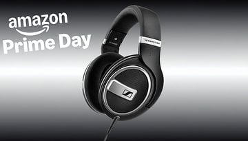 Sennheiser HD 599 Special Edition Over-Ear-Kopfhörer mit Amazon Prime Day-Text.