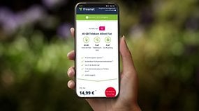 Tarif-Deal von freenet auf einem Smartphone-Display