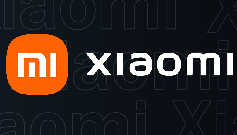 Xiaomi Logo on black background