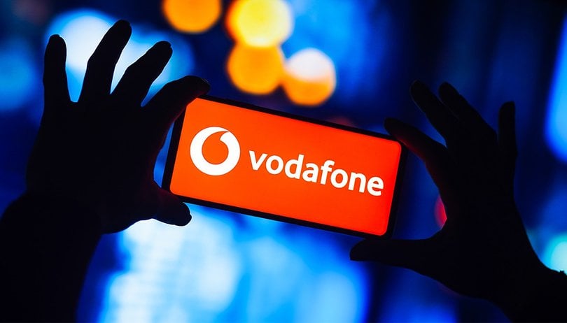 vodafone logo shown on smartphone