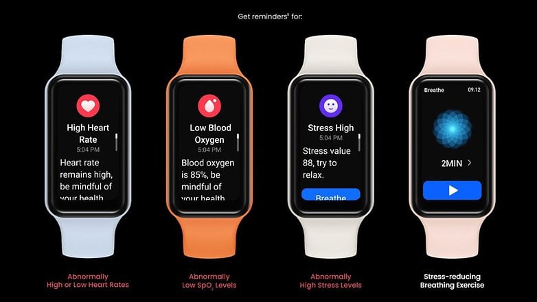 Pemantauan kecergasan kesihatan pintar Amazfit Band 7