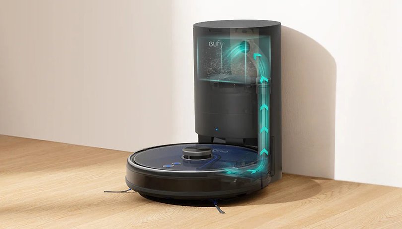 Anker Eufy Robovac L35 Hybrid Plus pembersih vakum robot dok kosong automatik