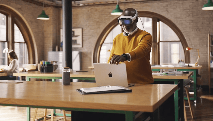 Apple 3D macOS melalui paten set kepala vision pro