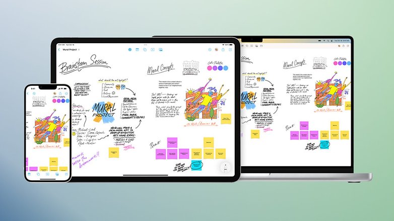 Aplicación colaborativa de forma libre de Apple