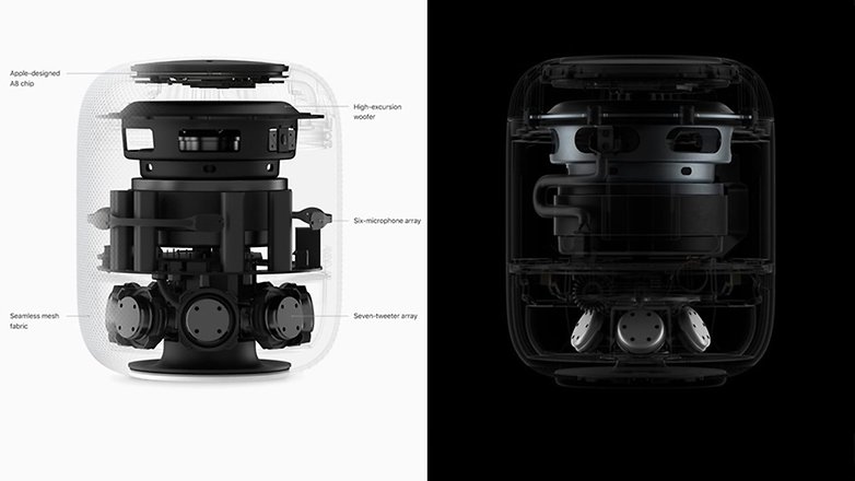 Internals of the Apple HomePod 1 compared to HomePod 2nd generation