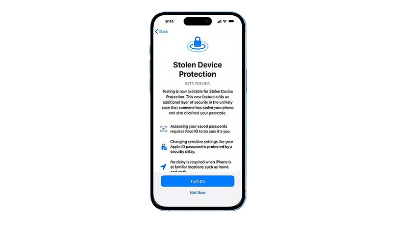 La nouvelle protection des appareils volés d'Apple ajoute une couche de sécurité supplémentaire en cas de vol de votre iPhone et de votre code d'accès. / © Apple