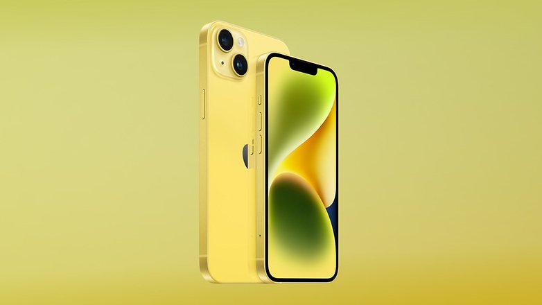 Yellow iPhone 14 and iPhone 14 Plus
