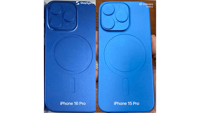 Formen des iPhone 15 Pro und 16 Pro im Vergleich