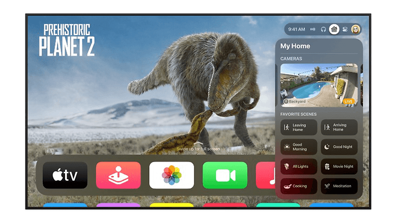 Apple is overhauling the Control Center on tvOS 17.