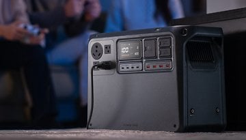 DJI Power 2000 portable power station on a floor