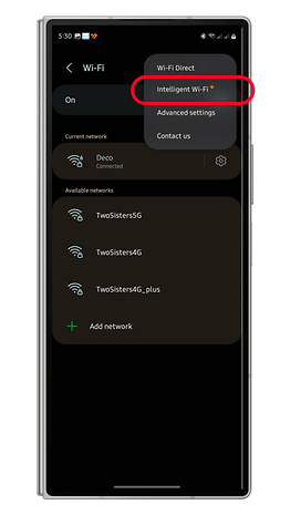 Ativando o menu oculto do Wi-Fi no Samsung Galaxy