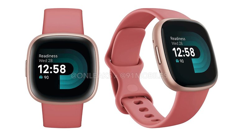 Geleaktes Bild der Fitbit Versa 4