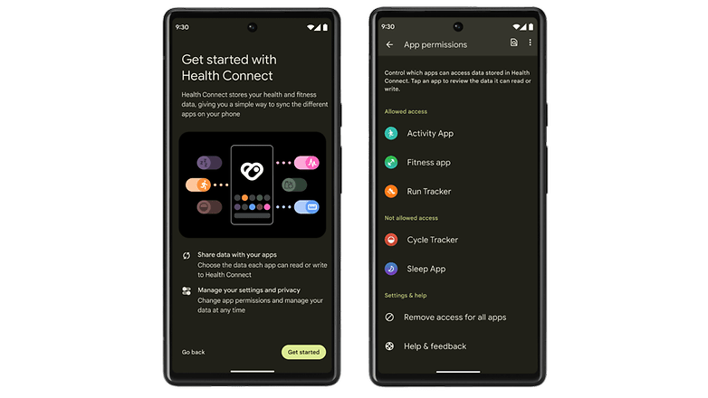 Google Android 14 Health Connect app and its services
