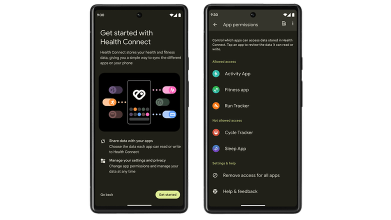 Google Android 14 Health Connect-appen och dess tjänster