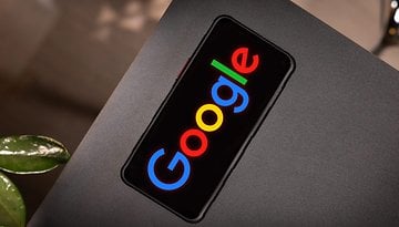 Google logo on an Android smartphone