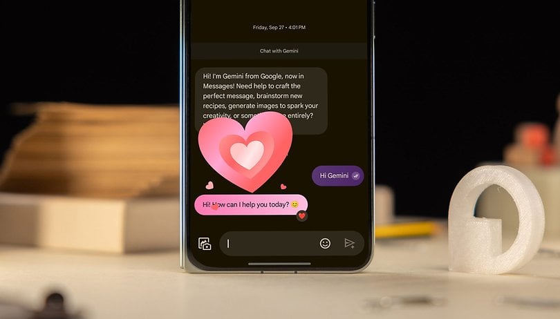 Google Messages RCS double tap to heart how to use