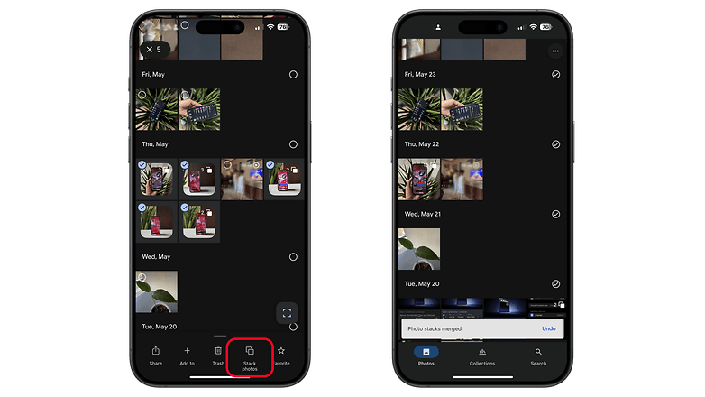 Google Photos gain manual photo stacking feature Google Photos gain manual photo stacking feature