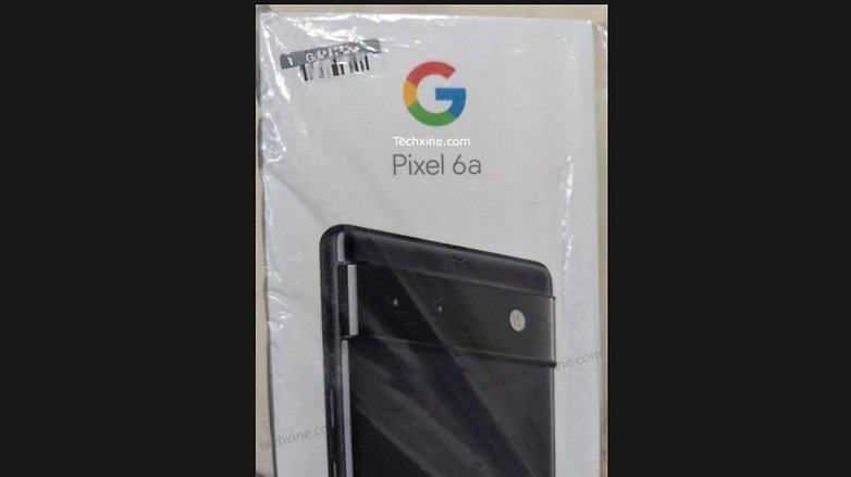 Google Pixel 6a package retail box design