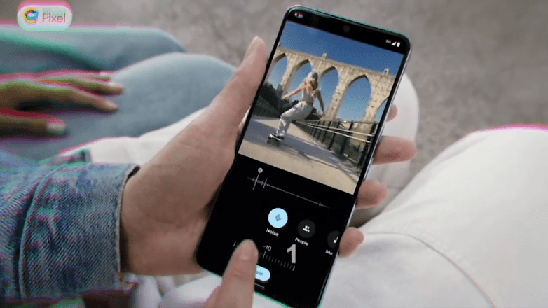 Google Pixel 8 Pro with new Audio Magic Eraser feature