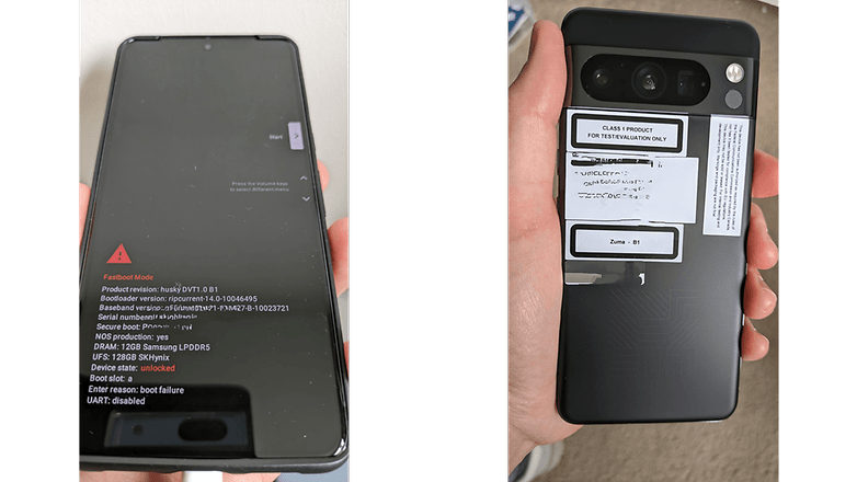 Google Pixel 8 Pro prototype unit