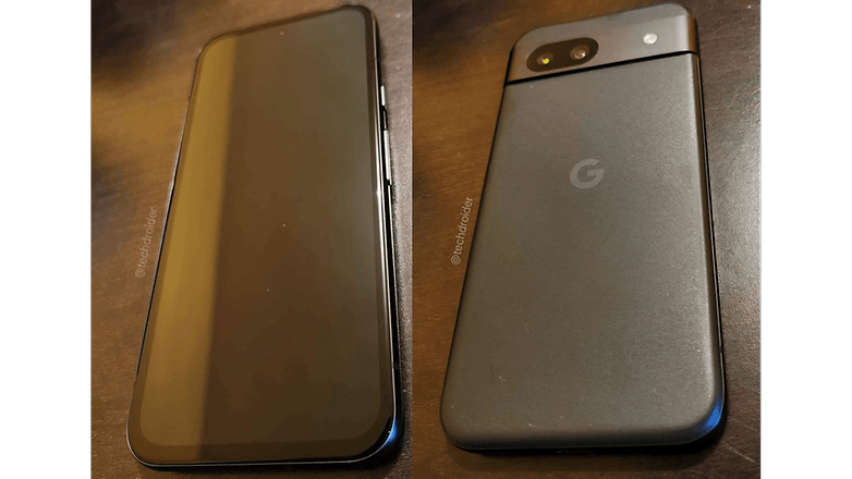 Das Google Pixel 8a von vorn und hinten