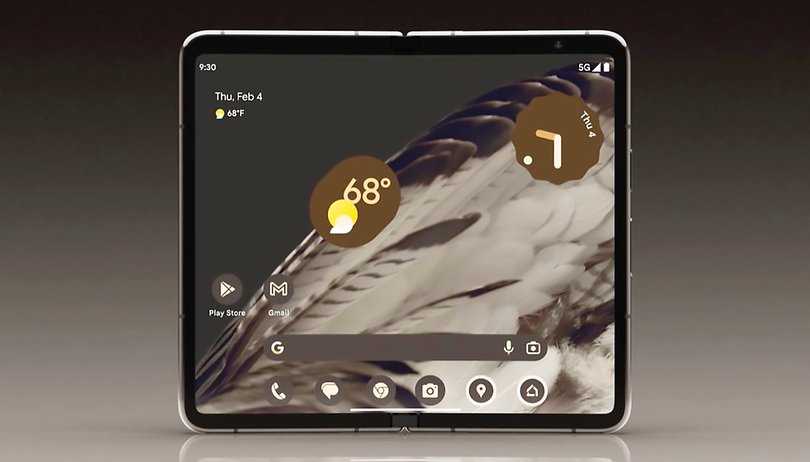 Google Pixel Fold hivatalos design