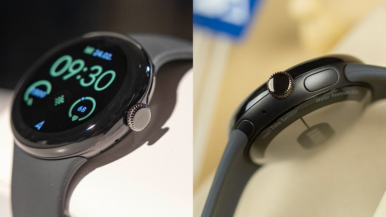 Google Pixel Watch 2 vs Watch 1 design comparison