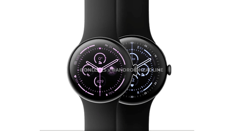 Google's Pixel Watch 3 in 41 mm and 45 mm size