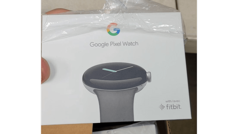 Google Pixel Watch Retail Box with Fitbit apps