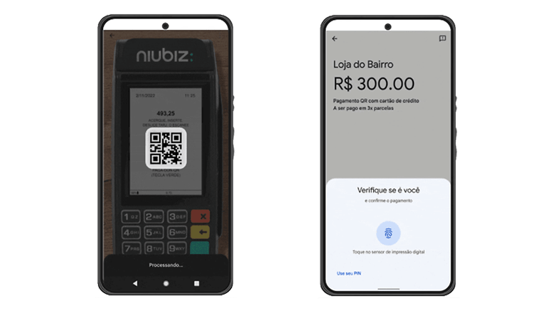 Google Wallet Pay via QR code scanning