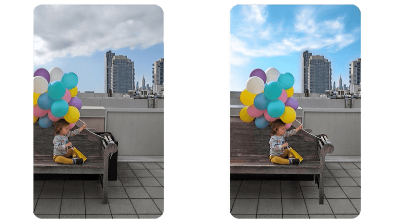 Sample photos from Google Magic Editor