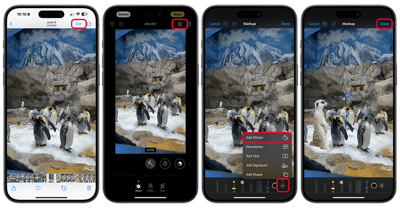How to add animated live stickers on photos