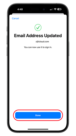 How to change username of your iCloud email address on iOS 18