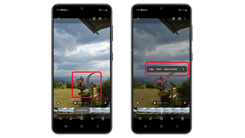 How to use Samsung Galaxy Image Clipper for videos