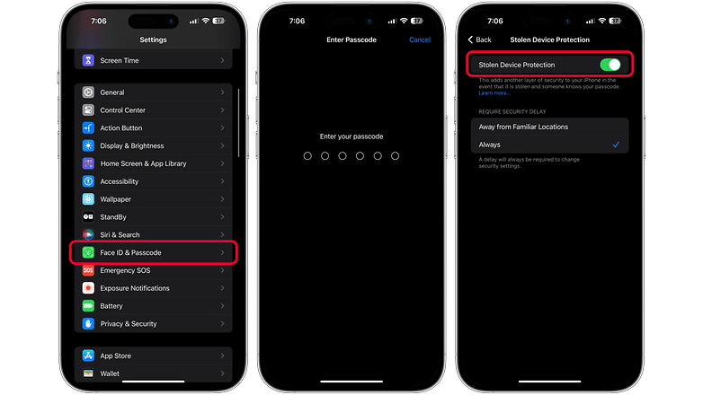 How to enable or disable Stolen Device Protection on iPhone