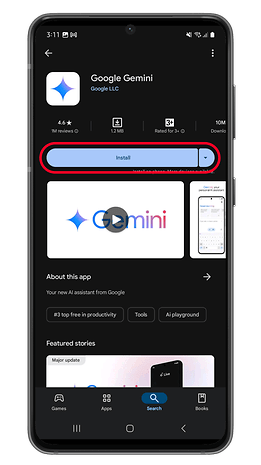 Jak nainstalovat Google Gemini AI na Android