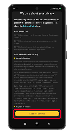 How to set up X-VPN app on your Android smartphone