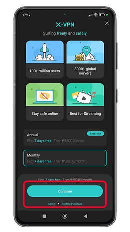 How to set up X-VPN app on your Android smartphone