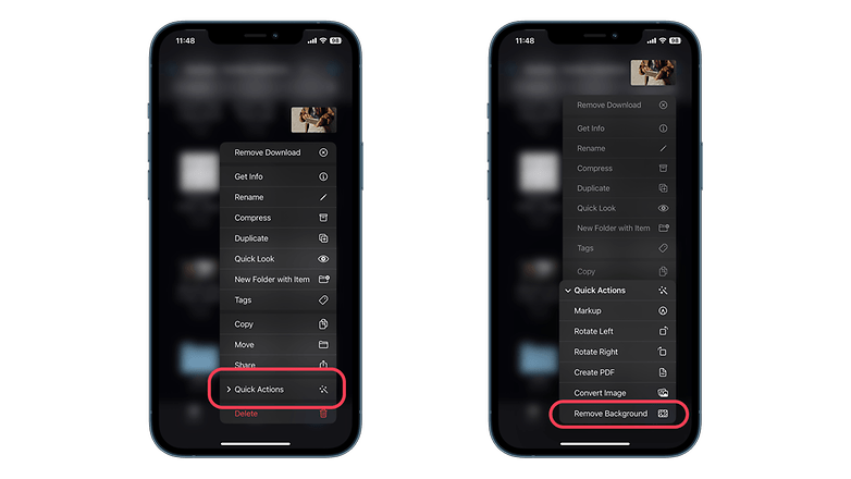 Cómo eliminar imágenes de fondo en iOS 16 y iPhone