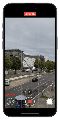 Comment utiliser la fonction de pause vidéo de l'appareil photo sur iPhone