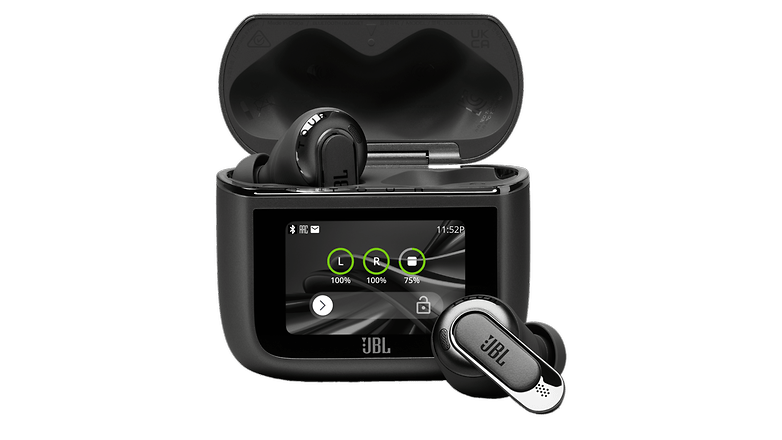 JBL Tour Pro 3 with a smart charging case