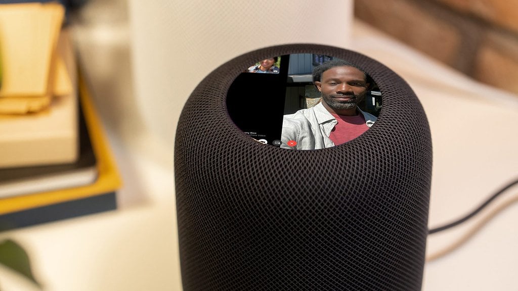 HomePod Pro Max Apple Is Tipped To Launch A Speaker With A Giant   NextPit Apple HomePod 2 FaceTime W1024h576 